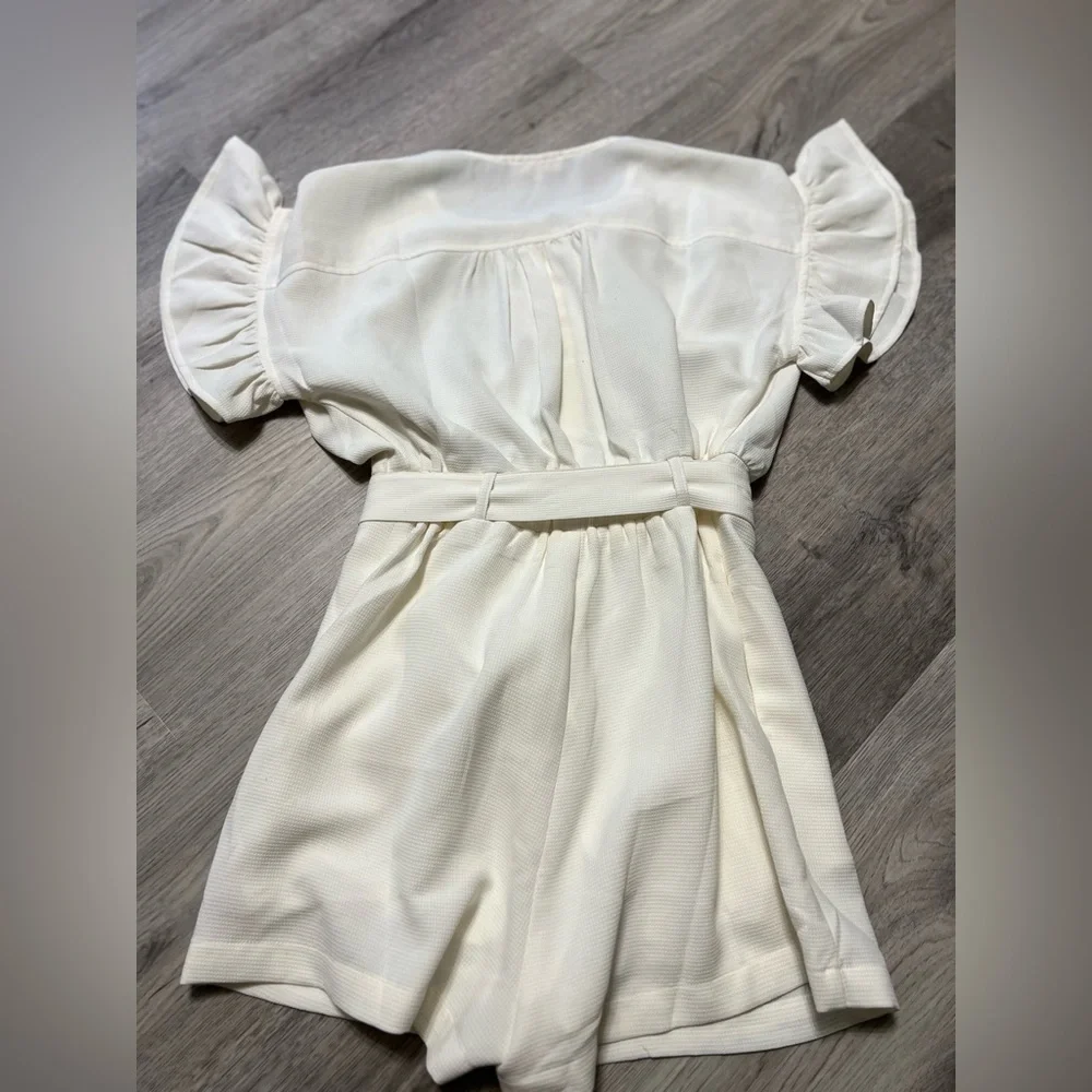 Entro boutique Waffle Knit Romper size S - Picture 7 of 7